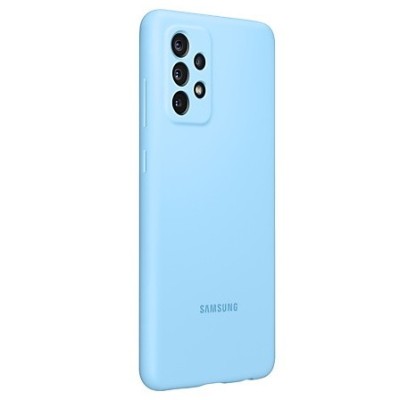 Samsung Galaxy A72 (A726B, A725F) „Samsung“ Silicone Cover kieto silikono mėlynas dėklas | Priedai.lt