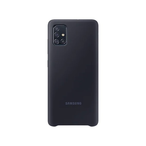 „Samsung“ Silicone Cover kaaned - must (Galaxy A51)