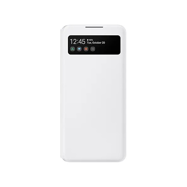 „Samsung“ S View Wallet Cover tahke kaaned - valge (Galaxy A42 5G)