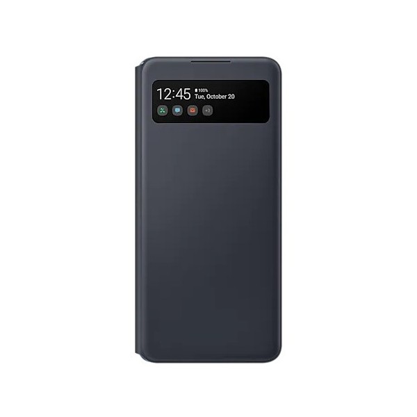 „Samsung“ S View Wallet Cover tahke kaaned - must (Galaxy A42 5G)