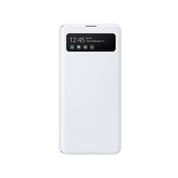 „Samsung“ S View Wallet Cover tahke kaaned - valge (Galaxy A41)