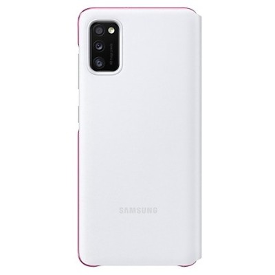 Samsung Galaxy A41 (A415F) originalus S View Wallet Cover atverčiamas baltas dėklas - knygutė | Priedai.lt