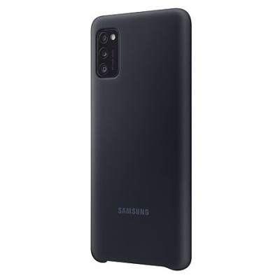 Samsung Galaxy A41 (A415F) „Samsung“ Silicone Cover kieto silikono juodas dėklas | Priedai.lt