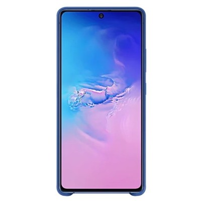 Samsung Galaxy S10 Lite (G970) „Samsung“ Silicone Cover kieto silikono mėlynas dėklas | Priedai.lt