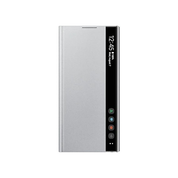 „Samsung“ Smart Clear View Cover tahke kaaned - hõbedane (Galaxy Note 10)