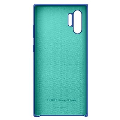 Samsung Galaxy Note 10+ (N975F) „Samsung“ Silicone Cover kieto silikono mėlynas dėklas | Priedai.lt