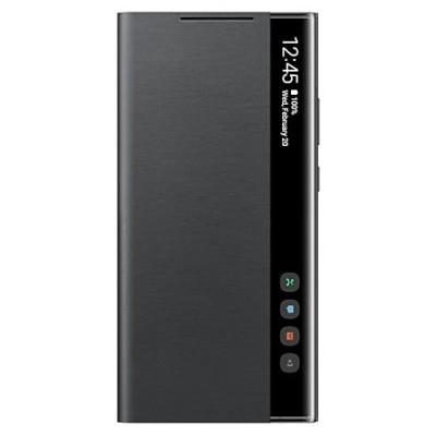 Samsung Galaxy Note 20 Ultra (N986F) originalus Smart Clear View Cover (EF-ZN985CBEGEU) atverčiamas juodas dėklas - knygutė | Pr