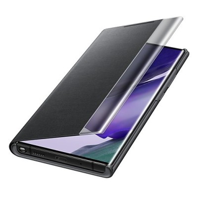 Samsung Galaxy Note 20 Ultra (N986F) originalus Smart Clear View Cover (EF-ZN985CBEGEU) atverčiamas juodas dėklas - knygutė | Pr