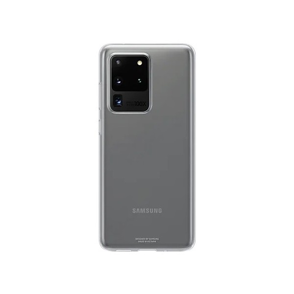 „Samsung“ Silicone Cover kaaned - läbipaistev (Galaxy S20 Ultra)