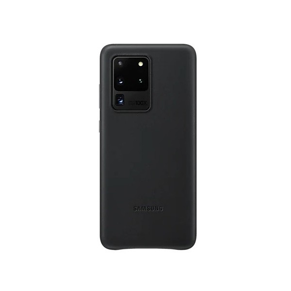 „Samsung“ Leather Cover kaaned - must (Galaxy S20 Ultra)