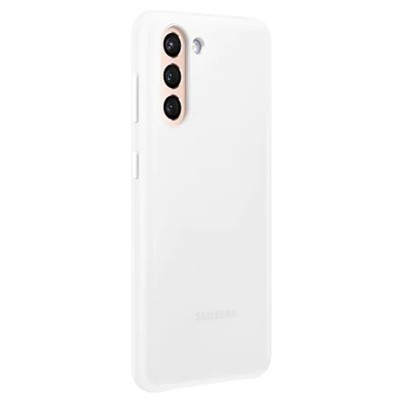 Samsung Galaxy S21 (G991B) Smart Led Cover baltas plastikinis dėklas | Priedai.lt