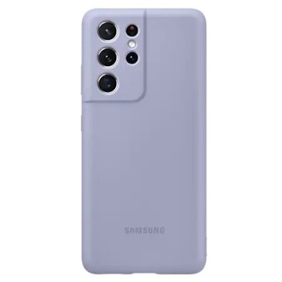 Samsung Galaxy S21 Ultra (G998B) „Samsung“ Silicone Cover kieto silikono violetinis dėklas | Priedai.lt