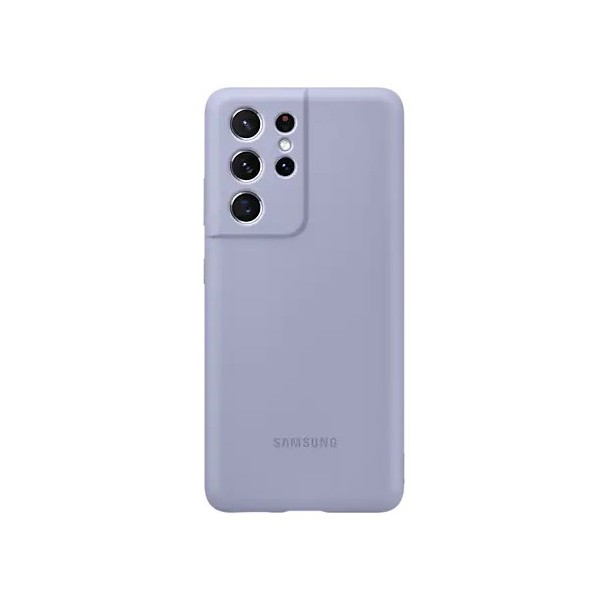 „Samsung“ Silicone Cover kaaned - lilla (Galaxy S21 Ultra)