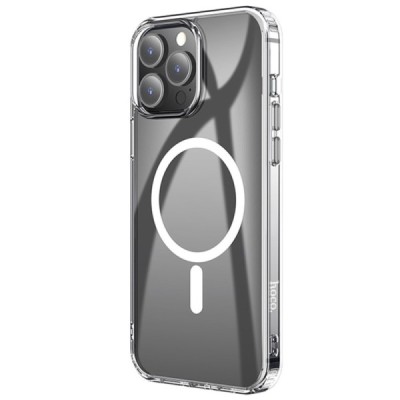 Hoco MagSafe Light Apple iPhone 13 Pro Max skaidrus silikoninis TPU dėklas | Priedai.lt
