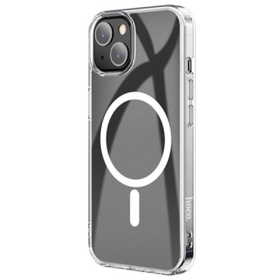 Hoco MagSafe Light Apple iPhone 13 skaidrus silikoninis TPU dėklas | Priedai.lt