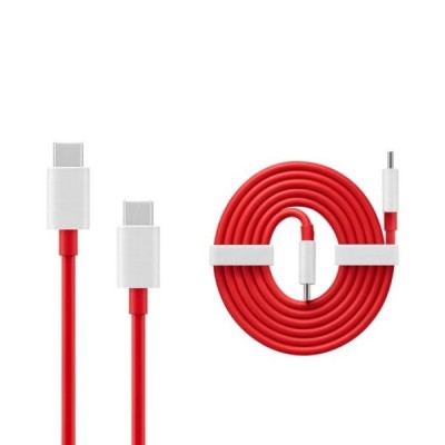 „OnePlus“ Warp Charge Type-C Type-C raudonas laidas 1 m | Priedai.lt