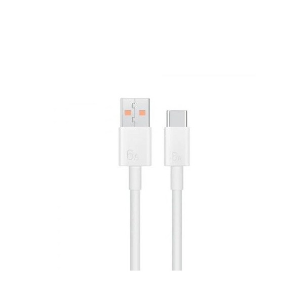 „Huawei“ Super Charge USB Type-C laidas - baltas (1 m. / 6A)