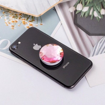 PopSocket Diamond telefono laikiklis (prie nugarėlės) - rožinis | Priedai.lt