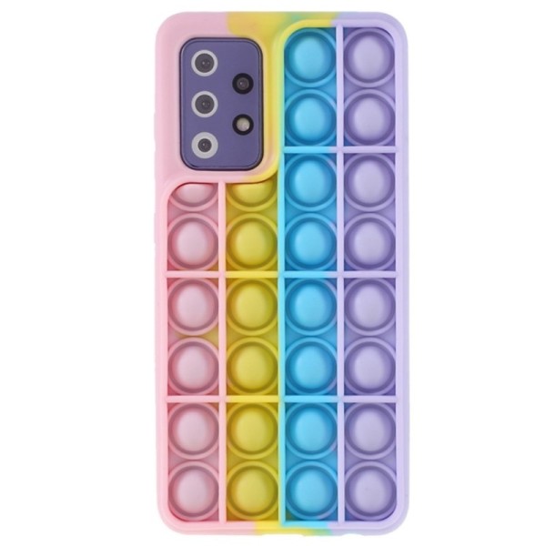 „Popit“ Big Bubble pehme silikoon (TPU) kaaned - roosa (Galaxy A72)