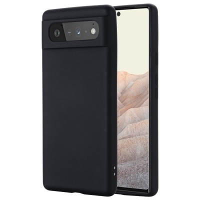 Google Pixel 6 Shell kieto silikono (TPU) dėklas juodas - nugarėlė | Priedai.lt