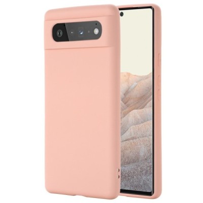 Google Pixel 6 Shell kieto silikono (TPU) dėklas rožinis - nugarėlė | Priedai.lt