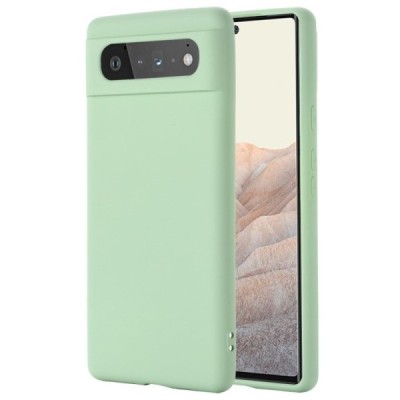 Google Pixel 6 Shell kieto silikono (TPU) dėklas žalias - nugarėlė | Priedai.lt