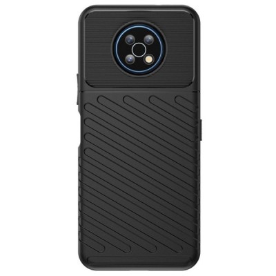 Nokia G50 Twill kieto silikono TPU juodas dėklas - nugarėlė | Priedai.lt