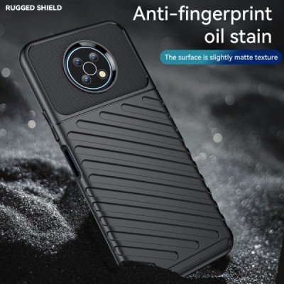 Nokia G50 Twill kieto silikono TPU juodas dėklas - nugarėlė | Priedai.lt