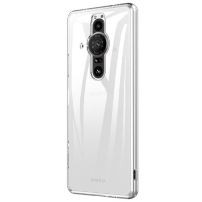 Sony Xperia Pro-I kieto silikono TPU skaidrus dėklas - nugarėlė | Priedai.lt