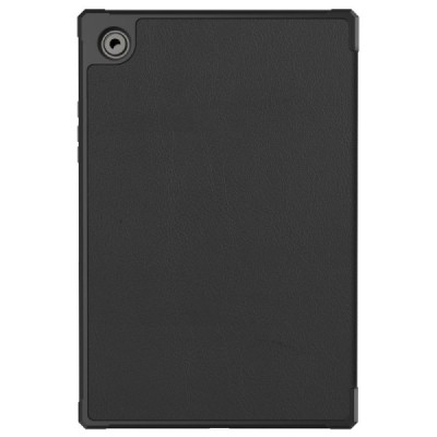 Samsung Galaxy Tab A8 10.5 2021 (X200, X205) atverčiamas juodas odinis dėklas - knygutė | Priedai.lt