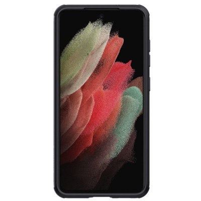Samsung Galaxy S21 FE (Fan Edition) 5G „Nillkin“ CamShield juodas dėklas, nugarėlė su kameros apsauga | Priedai.lt