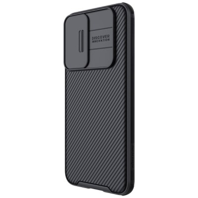 Samsung Galaxy S22 5G (SM-S901X) „Nillkin“ CamShield juodas dėklas, nugarėlė su kameros apsauga | Priedai.lt
