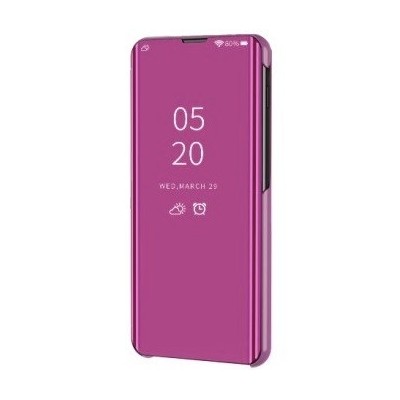 Samsung Galaxy S21 FE (Fan Edition) 5G plastikinis atverčiamas rožinis dėklas | Priedai.lt