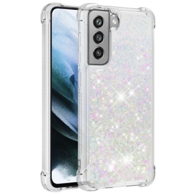 Samsung Galaxy S21 FE (Fan Edition) 5G Shine kieto silikono TPU skaidrus dėklas - nugarėlė | Priedai.lt