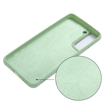 Samsung Galaxy S21 FE (Fan Edition) 5G Shell kieto silikono (TPU) dėklas žalias - nugarėlė | Priedai.lt