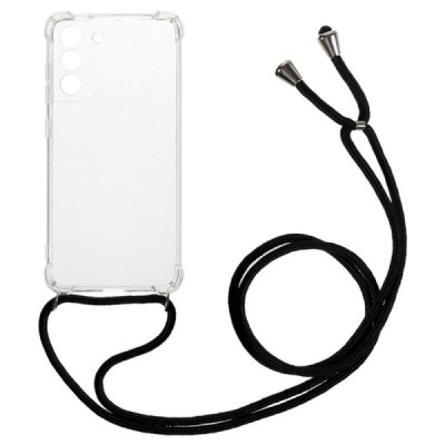 Samsung Galaxy S21 FE (Fan Edition) 5G Strap kieto silikono TPU skaidrus dėklas - nugarėlė | Priedai.lt