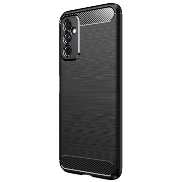 „Carbon“ Kõva silikoon (TPU) kaaned - must (Galaxy M52 5G)