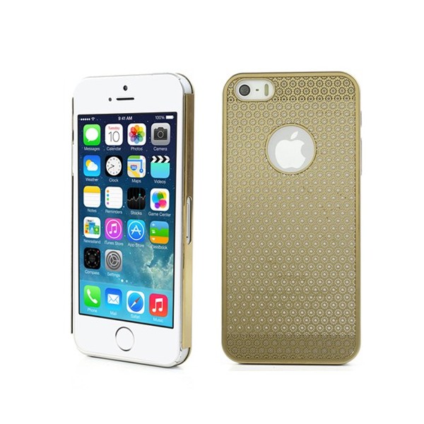 Stiilne metallist kaaned - kuldne (iPhone 5 / 5S / SE 2016)