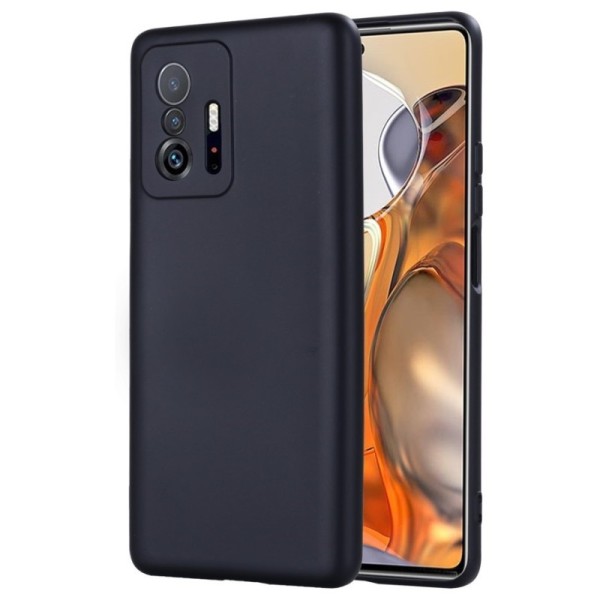 „Shell“ Kõva silikoon (TPU) kaaned - must (11T / 11T Pro)