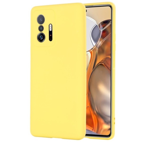„Shell“ Kõva silikoon (TPU) kaaned - kollane (11T / 11T Pro)