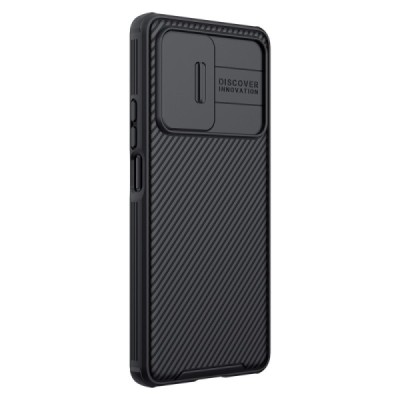 Xiaomi 11T (11T Pro) „Nillkin“ CamShield juodas dėklas, nugarėlė su kameros apsauga | Priedai.lt