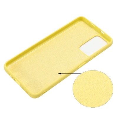 Xiaomi Poco M4 Pro (Redmi Note 11 5G) Shell kieto silikono TPU geltonas dėklas - nugarėlė | Priedai.lt