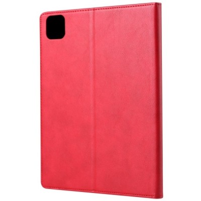 Prabangus „Comma“ odinis atverčiamas raudonas Apple iPad Pro 11 (2021 / 2020 / 2018) dėklas | Priedai.lt