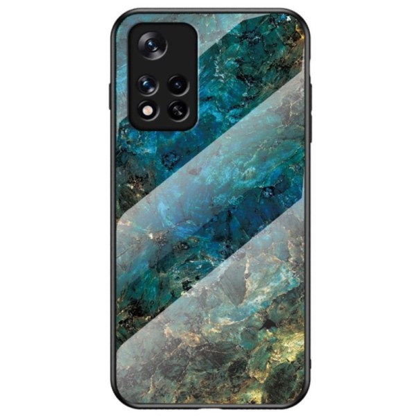 „Marble“ Kõva silikoon (TPU) kaaned - sinine (Poco M4 Pro 5G / Redmi Note 11 5G)