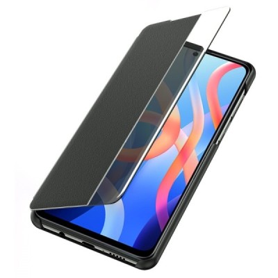 Xiaomi Poco M4 Pro (Redmi Note 11 5G) View Line juodas atverčiamas dėklas - knygutė | Priedai.lt