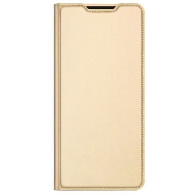 „Dux Ducis“ Skin serijos Samsung Galaxy S22 5G (SM-S901X) auksinis atverčiamas dėklas | Priedai.lt