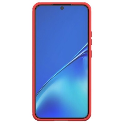 Samsung Galaxy S22 5G (SM-S901X) „Nillkin“ Frosted Shield Pro raudonas dėklas - nugarėlė | Priedai.lt