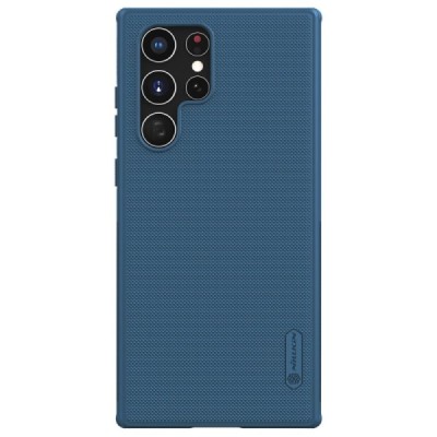 Samsung Galaxy S22 Ultra 5G (SM-S908X) „Nillkin“ Frosted Shield Pro mėlynas dėklas - nugarėlė | Priedai.lt