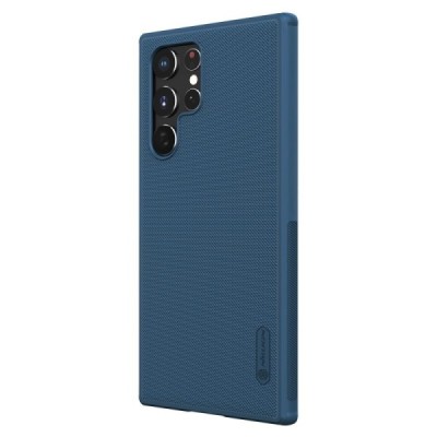 Samsung Galaxy S22 Ultra 5G (SM-S908X) „Nillkin“ Frosted Shield Pro mėlynas dėklas - nugarėlė | Priedai.lt