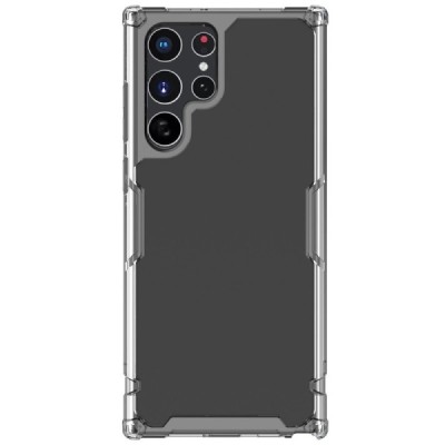 „Nillkin“ Nature TPU Pro Samsung Galaxy S22 Ultra 5G (SM-S908X) sustiprintos apsaugos kieto silikono skaidrus dėklas | Priedai.l